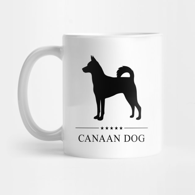 Canaan Dog Black Silhouette by millersye